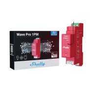 Shelly Qubino Wave PRO 1PM egy &aacute;ramk&ouml;r&ouml;s, DIN-s&iacute;nre illeszthető, fogyaszt&aacute;sm&eacute;rős okosrel&eacute;, Z-Wave protokoll kompatibilis ALL-REL-WAVEPRO1PM