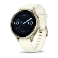 Garmin Venu 4 41mm Lunar Gold with Bone Silicone Band 010-03013-00