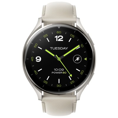 Xiaomi Watch 2 Titan Gray Case with White Leather Strap BHR9306GL Xiaomi Watch 2 Titan Gray Case with White Leather Strap BHR9306GL