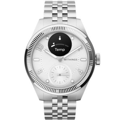 Withings Scanwatch Nova 39mm Titanium Silver HWA10-MODEL 10-ALL-INT Withings Scanwatch Nova 39mm Titanium Silver HWA10-MODEL 10-ALL-INT