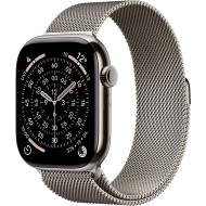 Apple Watch S11&nbsp;Cellular 42mm&nbsp;Natural Titanium Case with Natural Milanese Loop MF8P4