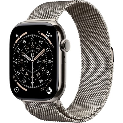 Apple Watch S11&nbsp;Cellular 42mm&nbsp;Natural Titanium Case with Natural Milanese Loop MF8P4