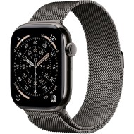 Apple Watch S11&nbsp;Cellular 42mm&nbsp;Slate Titanium Case with Slate Milanese Loop MF8U4
