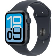 Apple Watch SE3&nbsp;(2025) Cellular 44mm&nbsp;Midnight Aluminium Case with Midnight Sport Band M/L MEPJ4