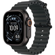 Apple Watch Ultra 3&nbsp;Cellular&nbsp;49mm&nbsp;Black Titanium Case with Black Ocean Band MF0J4