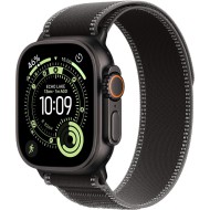 Apple Watch Ultra 3&nbsp;Cellular&nbsp;49mm&nbsp;Black Titanium Case with Black/Charcoal Trail Loop M/L MF1H4