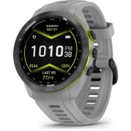 Garmin Approach S70 42mm Black Ceramic Powder Gray Silicone Band (ED) 010-02746-11