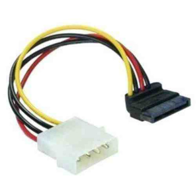 DELOCK Cable Power SATA HDD  4pin male  hajlított (derékszögben)