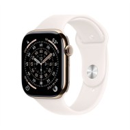 Apple Watch S11&nbsp;Cellular 42mm&nbsp;Gold Titanium Case with Light Blush Sport Band - S/M MF8W4MP/A