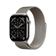 Apple Watch S11&nbsp;Cellular 42mm&nbsp;Natural Titanium Case with Natural Milanese Loop MF8P4MP/A