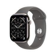 Apple Watch S11&nbsp;Cellular 42mm&nbsp;Natural Titanium Case with Stone Grey Sport Band - S/M MF8M4MP/A