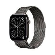 Apple Watch S11&nbsp;Cellular 42mm&nbsp;Slate Titanium Case with Slate Milanese Loop MF8U4MP/A