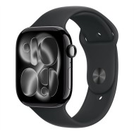 Apple Watch S11&nbsp;Cellular 46mm&nbsp;Jet Black Aluminium Case with Black Sport Band - M/L MFC44MP/A