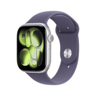 Apple Watch S11&nbsp;GPS&nbsp;42mm&nbsp;Silver Aluminium Case with Purple Fog Sport Band - S/M MEU64MP/A