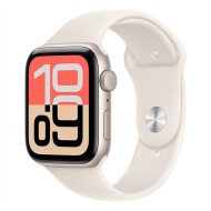 Apple Watch SE 3&nbsp;GPS&nbsp;44mm&nbsp;Starlight Aluminium Case with Starlight Sport Band - S/M MEHG4MP/A