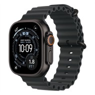 Apple Watch Ultra 3&nbsp;Cellular&nbsp;49mm&nbsp;Black Titanium Case with Black Ocean Band MF0J4QH/A
