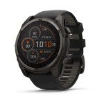Garmin fenix 8 51mm Solar Graphite/Titan Silicone Band 010-02907-11