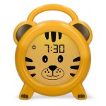 Alecto BC100TIGER Alvástréner éjszakai fény és ébresztőóra tigris BC100TIGER
