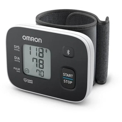 OMRON RS3 Intelli IT Intellisense csukl&oacute;s okos-v&eacute;rnyom&aacute;sm&eacute;rő Bluetooth adat&aacute;tvitellel HEM-6161T-E HEM-6161T-E