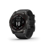 Garmin Fenix 7X Pro Sapphire Solar Edition Carbon Grey DLC Titanium with Black Band 010-02778-11