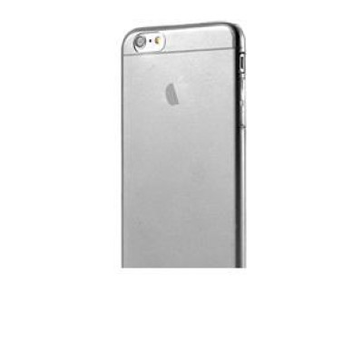 Apple iPhone 6 Plus Ultra Slim 0.3 mm szilikon hátlap tok, fekete-átlátszó