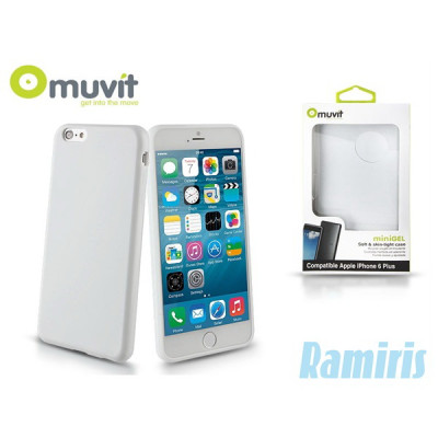 Muvit miniGel iPhone 6 Plus fehér hátlap