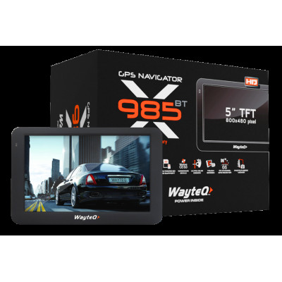 WAYTEQ X985BT HD   GPS Navigációs készülék