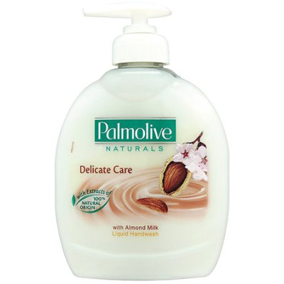 PALMOLIVE Folyékony szappan, 0,3 l, PALMOLIVE "Delicate Care"