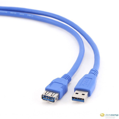 Gembird Cablexpert USB 3.0 A-A hosszabbító kábel 1.8m kék /CCP-USB3-AMAF-6/