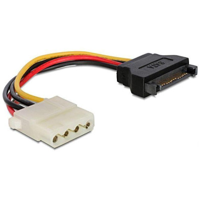 Gembird SATA (male) to Molex (female) power cable, 15cm CC-SATA-PS-M
