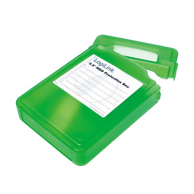 LOGILINK - 3.5'' HDD védő doboz green UA0133G