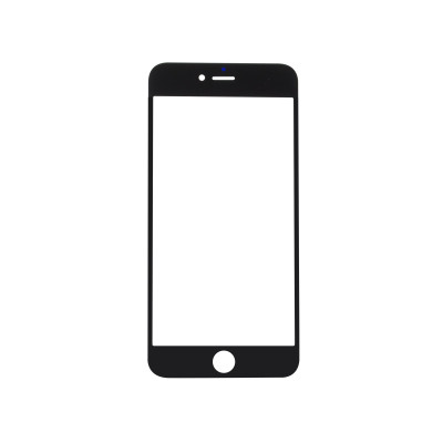 Apple iphone 6 plus előlapi üveg fekete