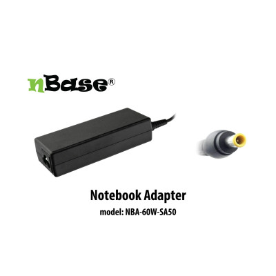 notebook univerzális töltő 60W nBase NBA-60W-SA50 (Samsung)