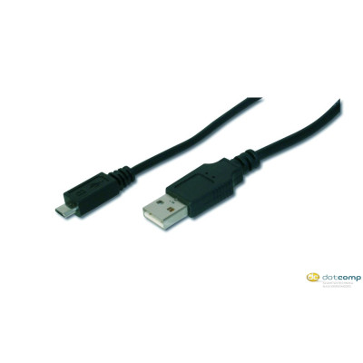 ASSMANN USB 2.0 HighSpeed Connection Cable USB A M (plug)/microUSB B M (plug) 1m AK-300127-010-S