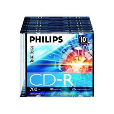 PHILIPS CD-R80 slim 52X