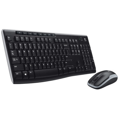 Logitech Desktop MK270 Cordless Keyboard + Mouse GER  (920-004511)