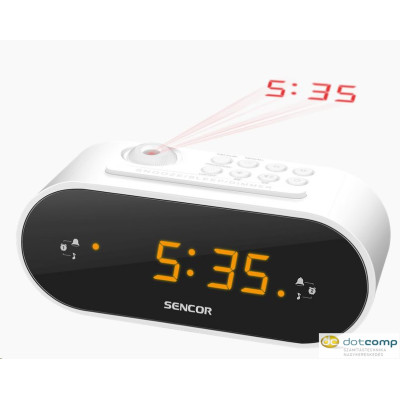 Sencor SRC 3100 W ébresztőórás rádió fehér