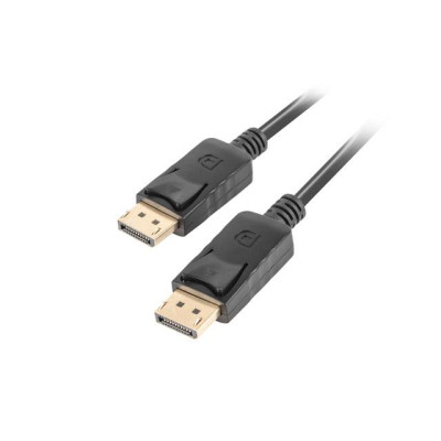 Lanberg cable Display Port M/M 1m 4K black CA-DPDP-10CC-0010-BK