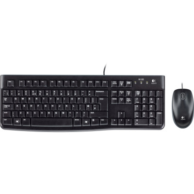 LOGITECH MK120 USB billentyűzet + egér Black  Black.USB.HUN 920-002542