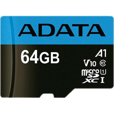ADATA Premier Micro SDXC UHS-I 64GB 85/25 MB/s AUSDX64GUICL10A1-RA1