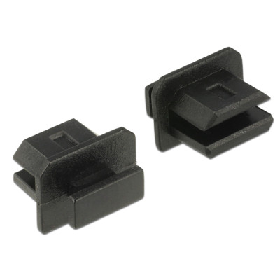 Delock Porvédő mini Displayport típusú kimenethez fogantyúval 10 db fekete 64026
