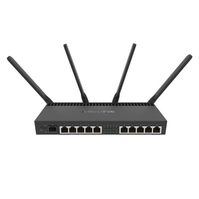 MIKROTIK Wireless Router RouterBOARD RB4011IGS+5HACQ2HND-IN 10 x Gigabit port, 1 x SFP+, RJ45 soros port RB4011IGS+5HACQ2HND-IN