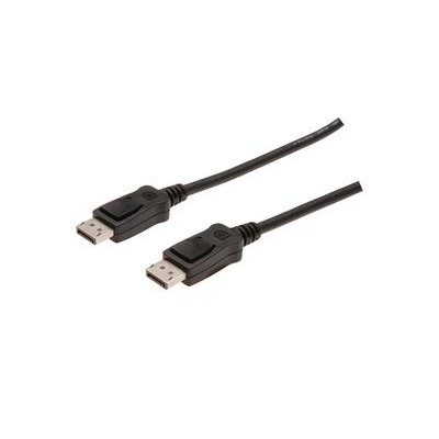 Cable DisplayPort 1080p 60Hz FHD Type DP/DP M/M with interlock black 1m AK-340103-010-S