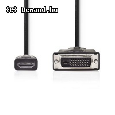 Monitor HDMI-DVI-D 24+1pin ( M/ M) kábel 2m Nedis CCGP34800BK20 CCGP34800BK20