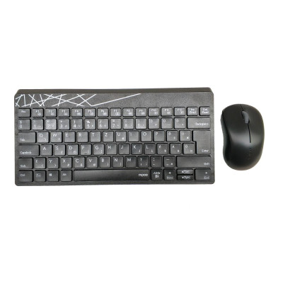 Rapoo 8000S Wireless Keyboard & Mouse Combo Black 190802