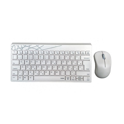 Rapoo 8000S Wireless Keyboard & Mouse Combo White 190803