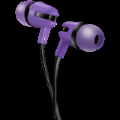 CANYON CANYON Stereo earphone with microphone, 1.2m flat cable, Purple, 22*12*12mm, 0.013kg CNS-CEP4P