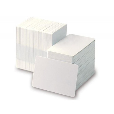 Plasztikkártya PVC üres fehér (0,76mm) 100 db/csomag C4001