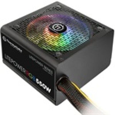 Thermaltake Litepower RGB/0550W/Non Modular/Fan Hub/Single Voltage/Non 80 Plus/EU/24-Pin Sleeved PS-LTP-0550NHSANE-1