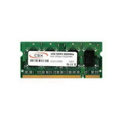 CSX Notebook 1GB DDR2 (800Mhz, 64x8) SODIMM memória CSXO-D2-SO-800-8C-1GB